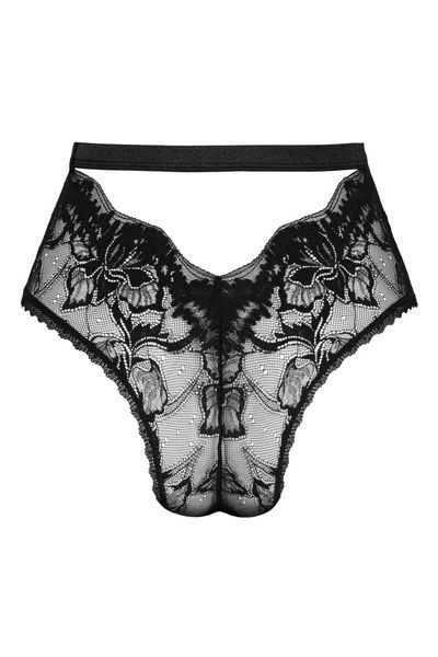 OBSESSIVE Еротична білизна трусики бразиліана OLVIDIA panties XS-S(р) чорний 14743