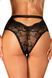 OBSESSIVE Еротична білизна трусики бразиліана OLVIDIA panties XS-S(р) чорний 14743