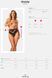 OBSESSIVE Еротична білизна трусики бразиліана OLVIDIA panties XS-S(р) чорний 14743