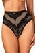 OBSESSIVE Еротична білизна трусики бразиліана OLVIDIA panties XS-S(р) чорний 14743