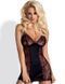 OBSESSIVE Еротична білизна сорочки та пеньюари AMARONE babydoll S-M(р) чорний 03464