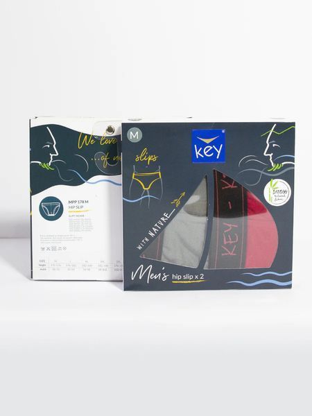 KEY Чоловіча білизна сліпи MPP 178 2XL(р) мікс 19528