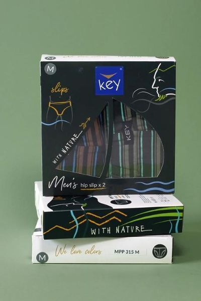 KEY Чоловіча білизна сліпи MPP 315 2XL(р) мікс 19816