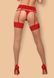 OBSESSIVE Еротична білизна панчохи 838-STO-3 L/XL(р) червоний 19157