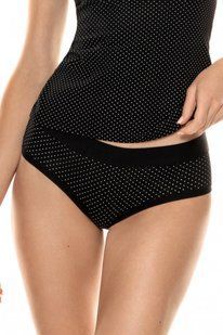 JASMINE Жіноча білизна трусики шортики LILIA 5607/7 L(р) black white 19433